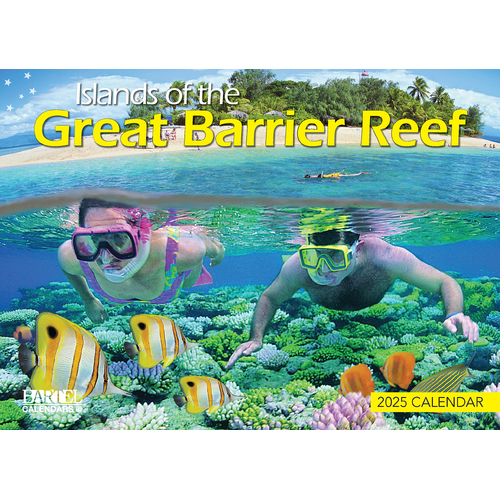 2025 Calendar Prestige Islands of the Great Barrier Reef Wall Bartel CA511