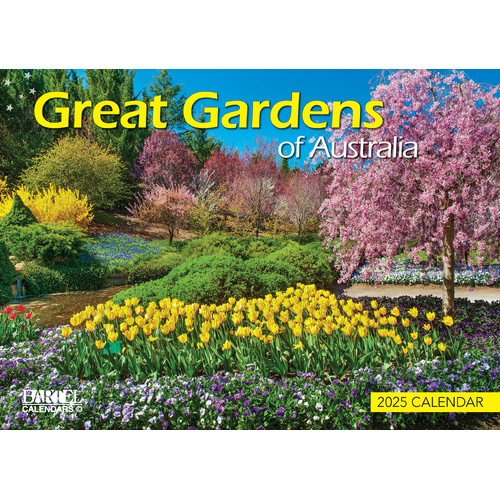 2025 Calendar Prestige Great Gardens of Australia Wall Bartel CA512