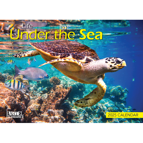 2025 Calendar Prestige Life Under the Sea Wall Bartel CA514