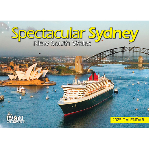 2025 Calendar Prestige Spectacular Sydney NSW Wall Bartel CA518