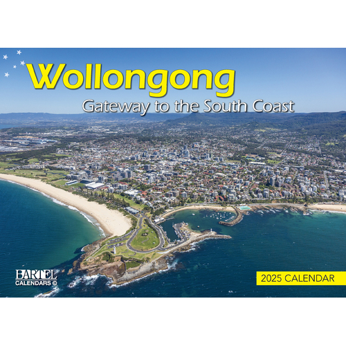 2025 Calendar Prestige Wollongong Gateway to the South Coast Wall Bartel CA527