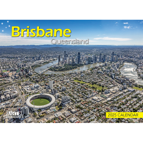 2025 Calendar Prestige Brisbane QLD Wall Bartel CA532