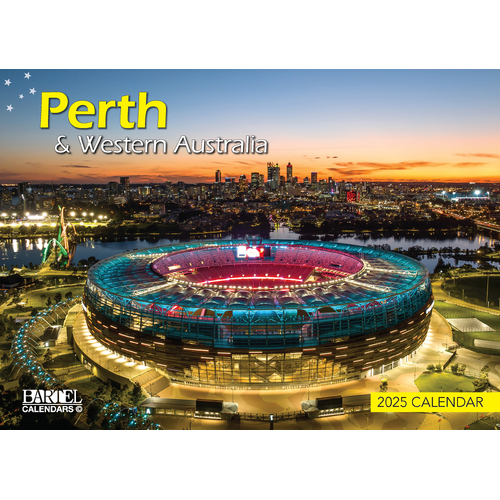 2025 Calendar Prestige Perth & Western Australia Wall Bartel CA547