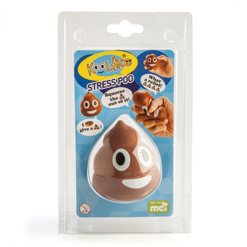 Koolface Stress Poo, Poo Emoji Stress Ball, Stress Relief MDI JT-KSR/P