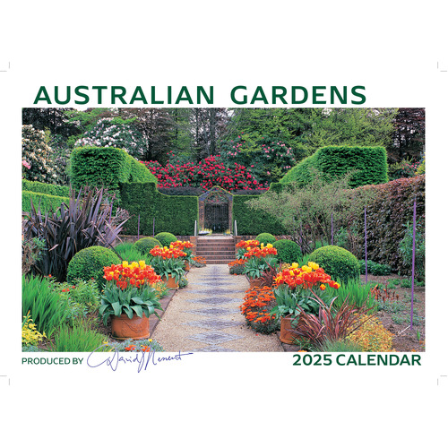 2025 Calendar Australian Gardens Wall David Messent GC