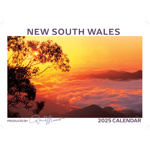 2025 Calendar New South Wales Wall David Messent NSWC