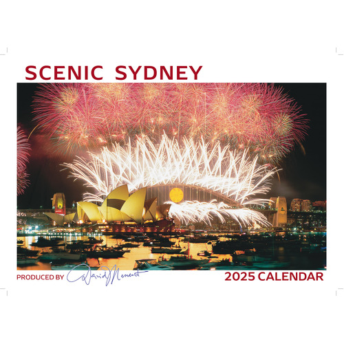 2025 Calendar Scenic Sydney Wall David Messent SC