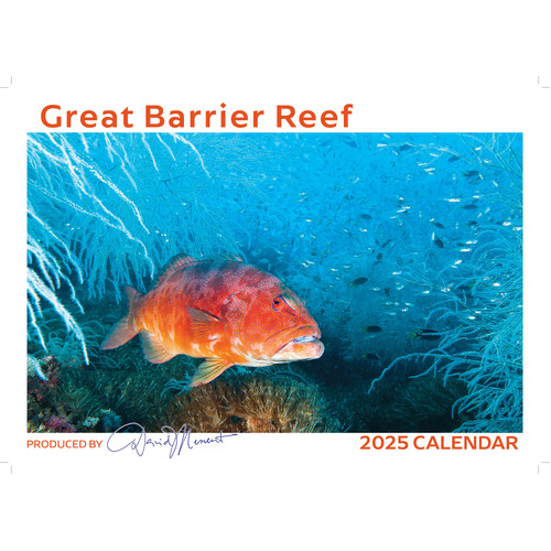 2025 Calendar Great Barrier Reef Wall David Messent GBRC