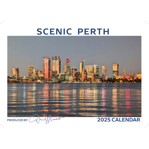 2025 Calendar Scenic Perth Wall David Messent PEC