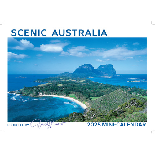 2025 Calendar Scenic Australia Mini Wall David Messent MA