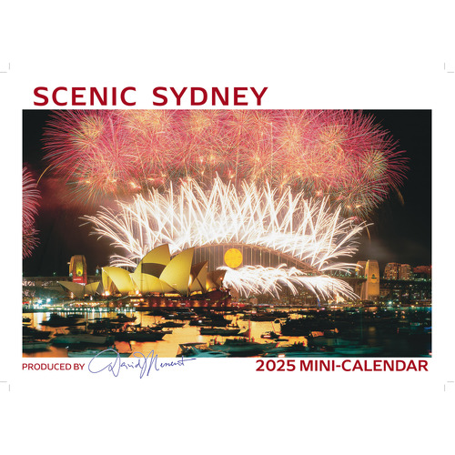 2025 Calendar Scenic Sydney Mini Wall David Messent MS