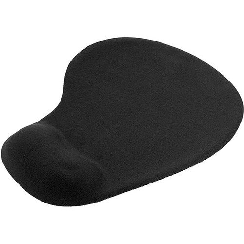 Italplast Mouse Pad With Gel Wrist Support Black