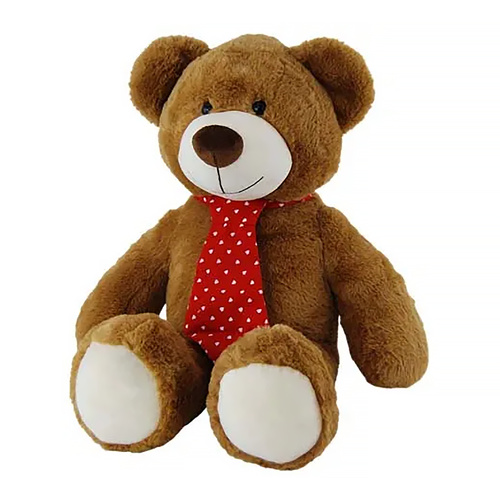 Elka Plush Bear with Neck Tie 40cm Gordy Brown 30754-V40BR