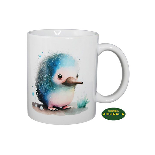 Elka Mug Baby Echidna Cute Animal Gift Ideas Ceramic Coffee Mug COF-ECH