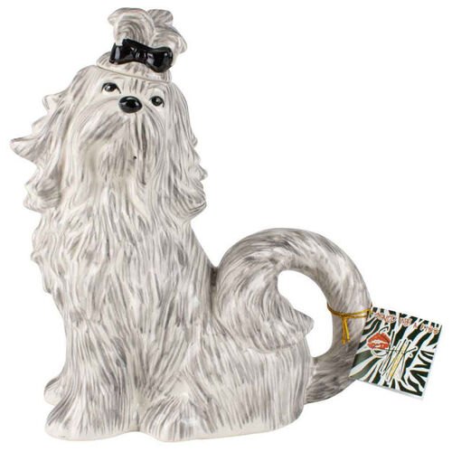 Landmark Concepts Teapot - Ceramic Shih Tzu Black & White OG2026