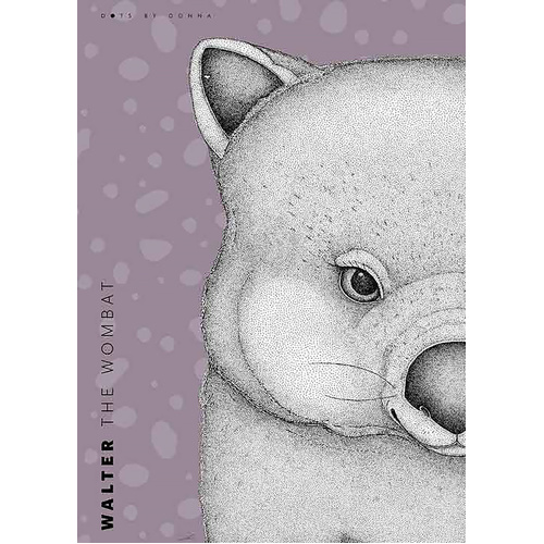 Dots By Donna Tea Towel 50x70cm Wombat, Landmark DD021