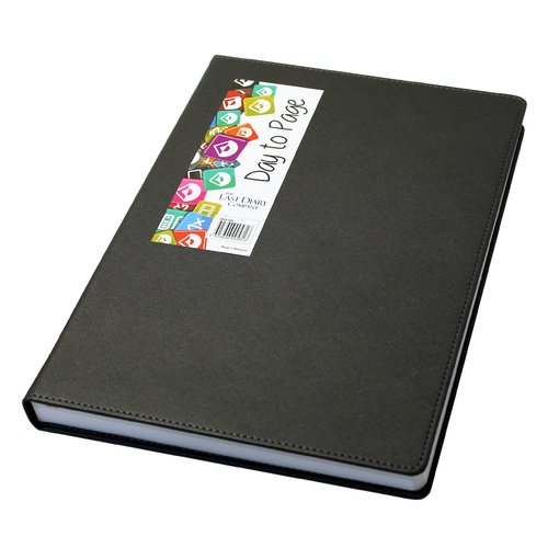 2025 Diary Becall A4 Day to Page Casebound Black Last Diary Company BA41BK