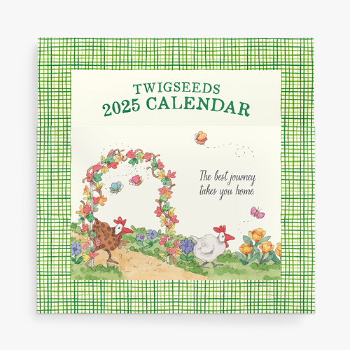 2025 Calendar Twigseeds Square Wall TWIGCAL25