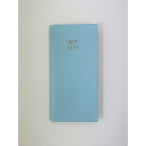 2025 Diary Fashion Pocket Week to View Pale Blue, OzCorp PD83