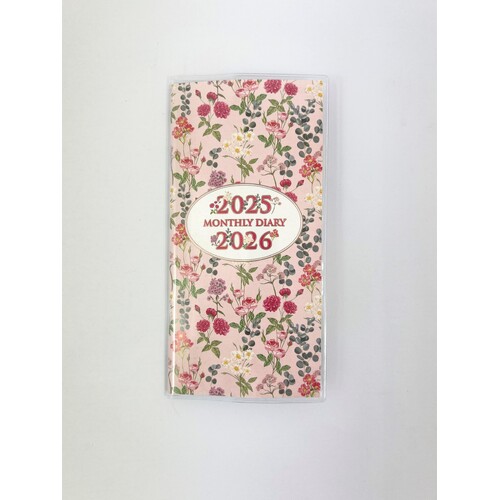 2025-2026 2-Year Planner Fashion Pocket Month to View Springtime, OzCorp YP72