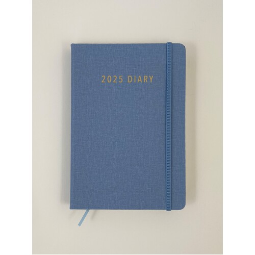 2025 Diary Contempo A5 Day to Page Blue, Ozcorp D838