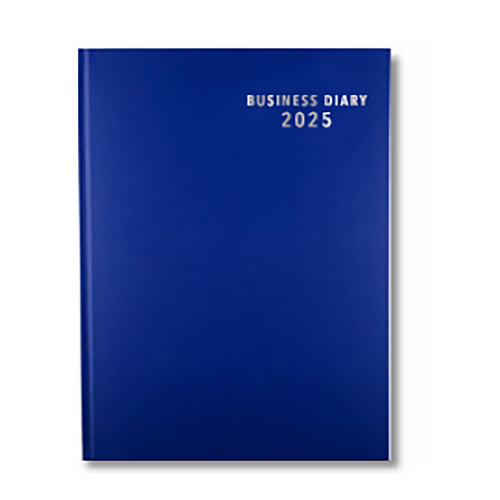 2025 Diary Business A4 Week to View Blue by OzCorp D859