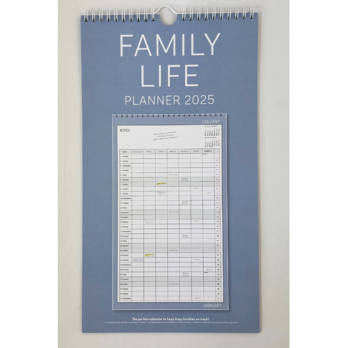 2025 Calendar Family Life Family Planner Mini by OzCorp CAL194