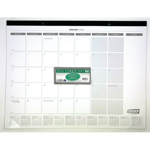 2025 Calendar OzCorp Desk Pad 560x430mm DP01