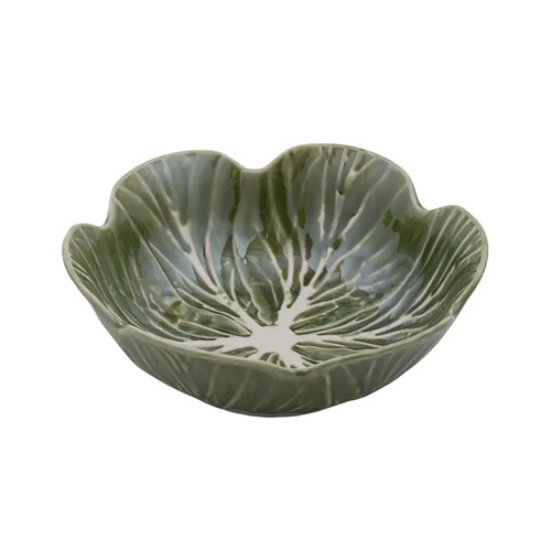 Cabbage Ceramic Bowl 22.5x7cm Green, Home Decor, Coast to Coast Home KW2304