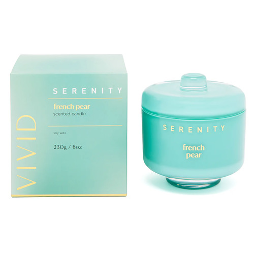 Serenity Scented Soy Candle French Pear 230g Home Fragrance Co SVV230PF