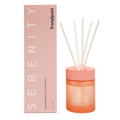 Serenity Reed Diffuser Frangipani 200mL Home Fragrance Co SCW200FR