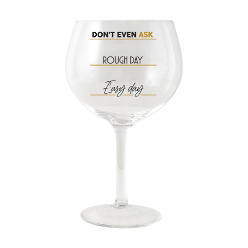 Sip Celebration Balloon Glass Rough Day by Splosh, Gift For Her SPCWRD