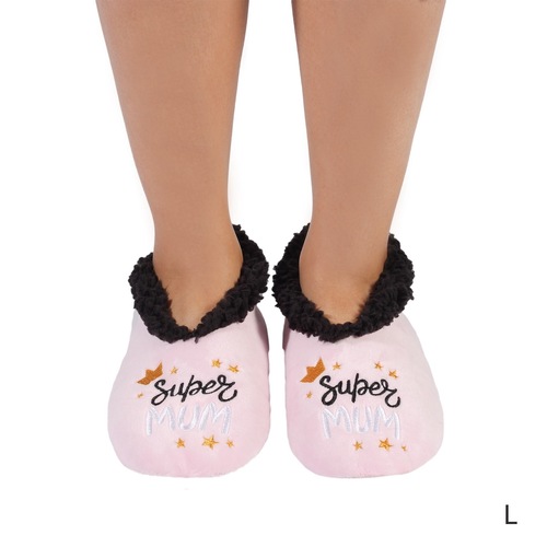 SnuggUps Slippers Women's Quote Large Mum, SNWQMU03