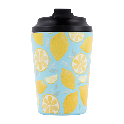 Sip by Splosh Insulated Coffee Cup 380mL Lemon SIP104