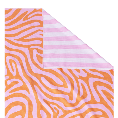 Splosh Beach Bliss Beach Towel 180 x 77cm Swirl Orange SUM001C