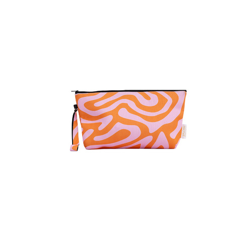 Splosh Beach Bliss Beach Pouch 31 x 20cm Swirl Orange SUM004C