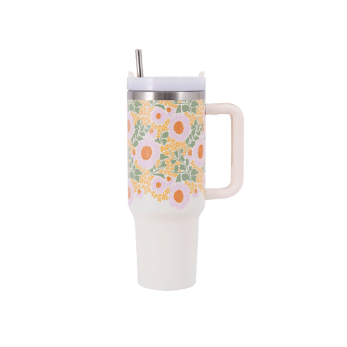 Splosh Picnic Insulated Tumbler 1.2L Spring Floral PIC117B