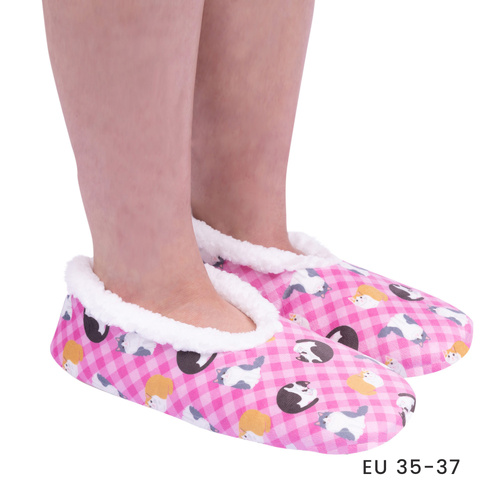 SnuggUps Slippers Women's Printed Pets Small Cats, Splosh SNWPCT01