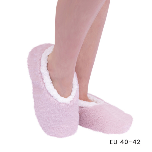 SnuggUps Slippers Women's Luxe Large Blush, Splosh SNWLBSH03