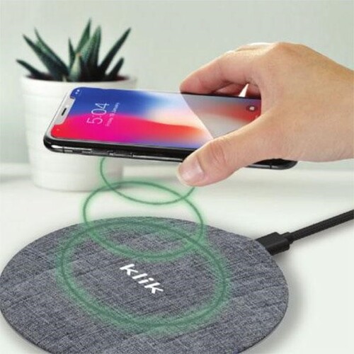 KLIK Qi FABRIC WIRELESS CHARGING PAD