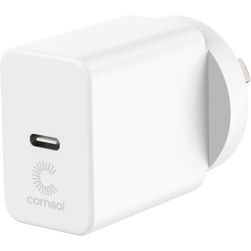 Comsol USB-C Wall Charger 20W White WCC201WH