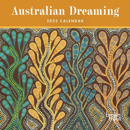 2025 Calendar Australian Dreaming Square Wall Browntrout A04329