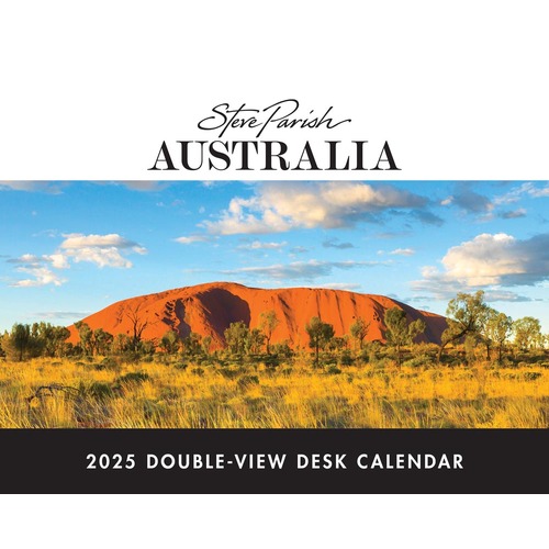 2025 Calendar Steve Parish Australia Double-View Desk Easel Browntrout A04428