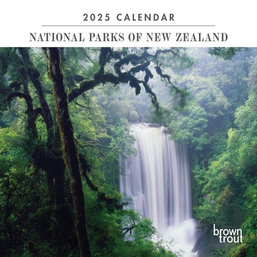 2025 Calendar National Parks of New Zealand Mini Wall Browntrout A04879