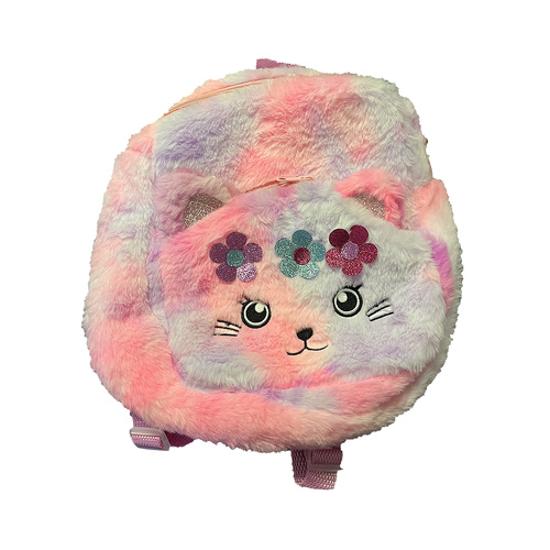 Fluffy Backpacks Rainbow Cat 