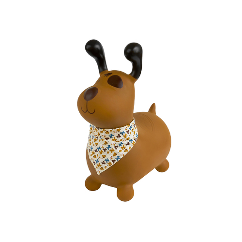 Kaper Kidz Ride-On Inflatable Toy Bouncy Rider Pudding The Dog, Eleganter PA7023