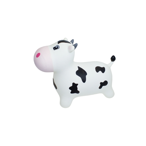 Kaper Kidz Ride-On Inflatable Toy Bouncy Rider Moo Moo The Cow, Eleganter PA7036