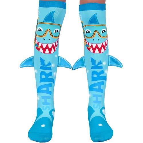 Madmia Socks Ages 6-99 One Size Fits Most - SHARK Novelty Socks