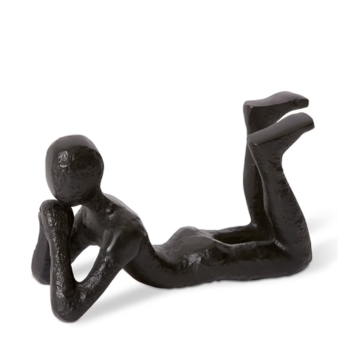 Elme Living Figurine Judd Sculpture 20x8x11cm Black DE.165.BK Home Decor