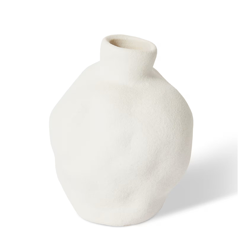 Elme Living Vase Annik 12cm Cream VC.339.WH Home Decor